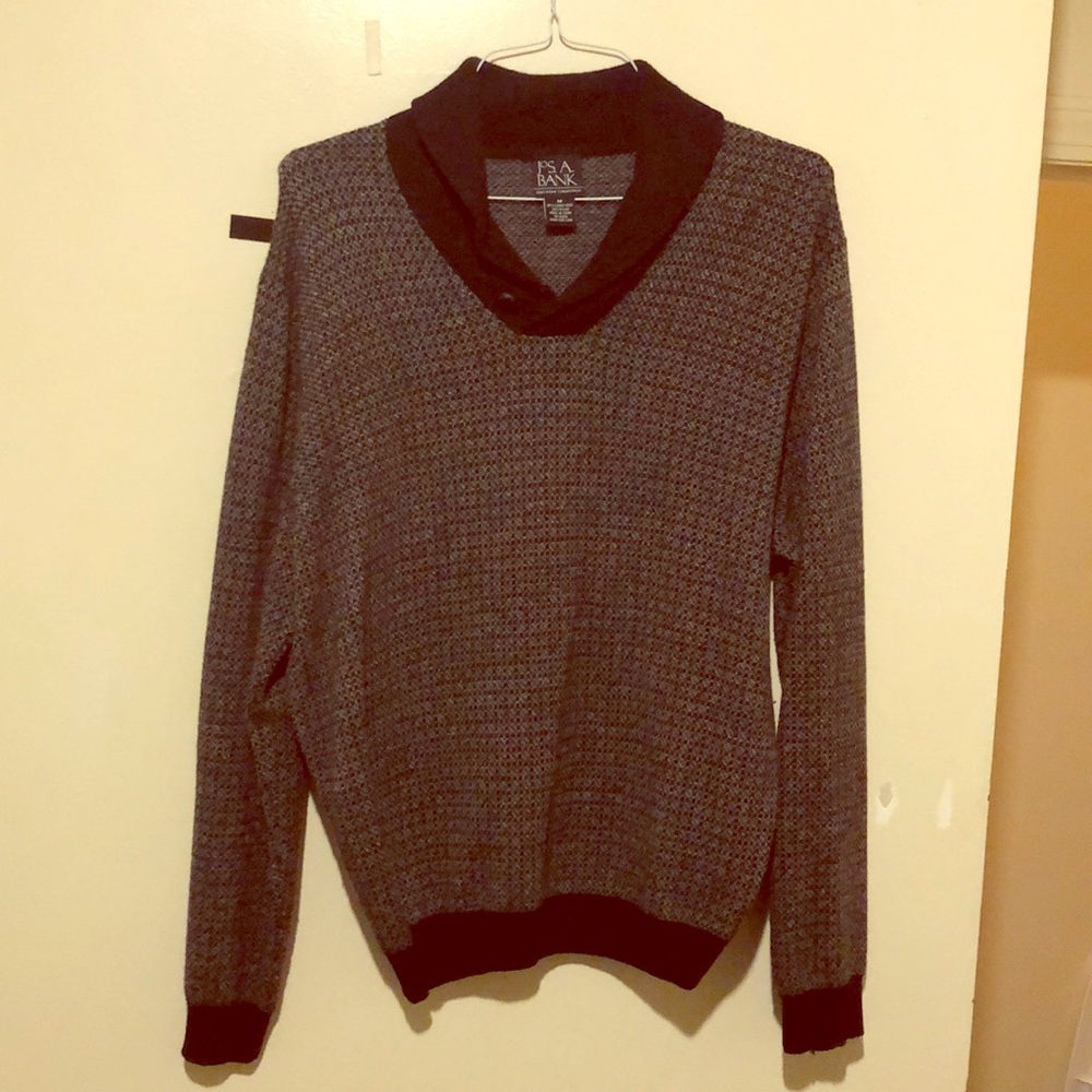 Shawl collard sweater.